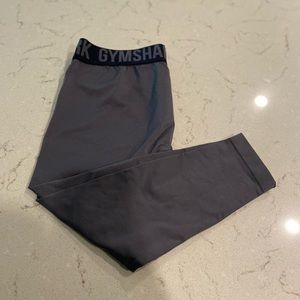 Gymshark Fit Cropped Leggings Charcoal/Black